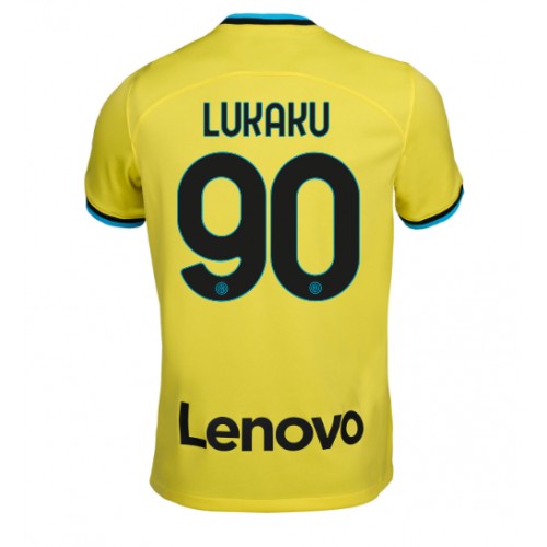 Inter Milan Romelu Lukaku #90 Tredjedrakt 2022-23 Kortermet Inter Milan Romelu Lukaku #90 Tredjedrakt 2022-23 Kortermet